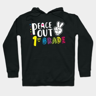 Kids Peace Out Kindergarten Last Day Of School Hoodie